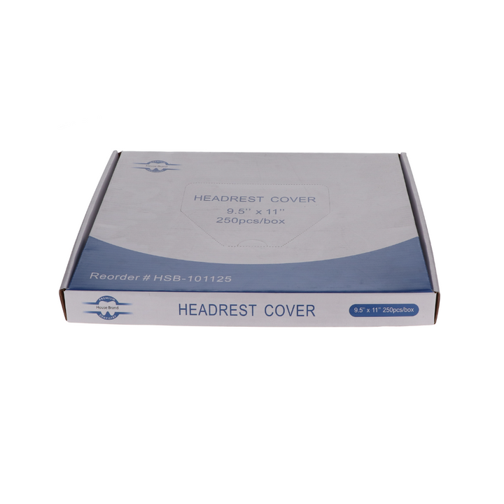 Poly Headrest Cover, 14" x 9.5", 250/Pk