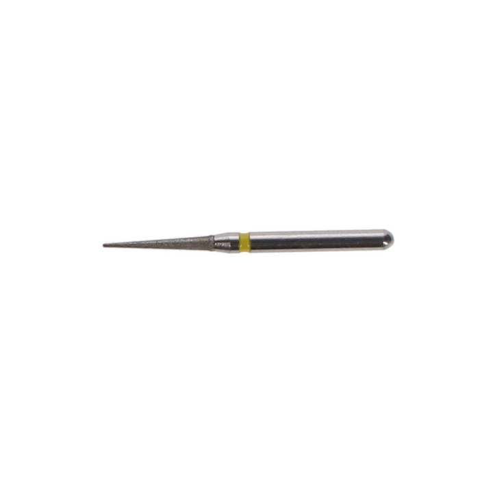 Diamond Bur, FG, Yellow Flame, Extra Fine, 858-012SF 5/Pk