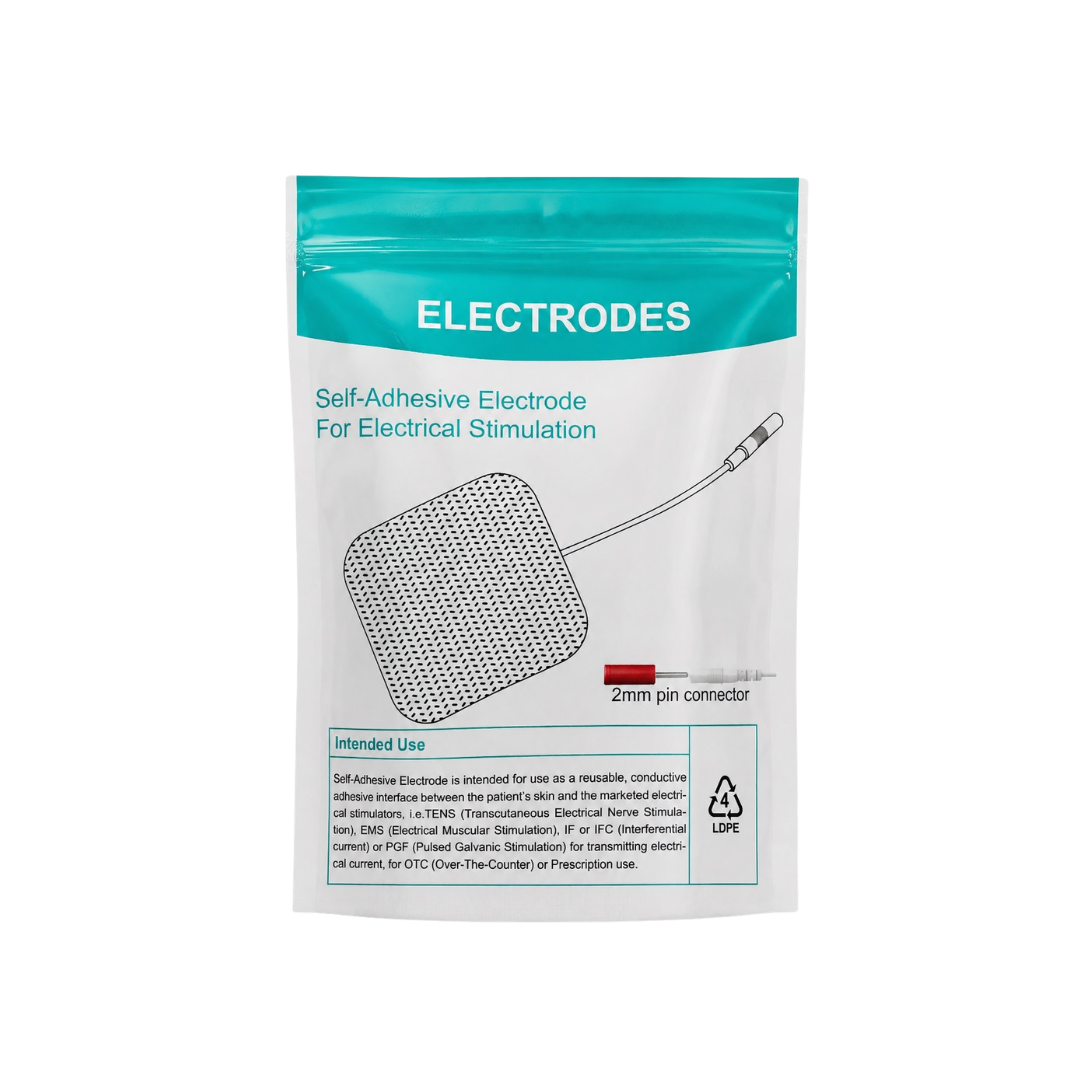 MicroTENS Replacement Electrode Pads, 2mm Pin Connector