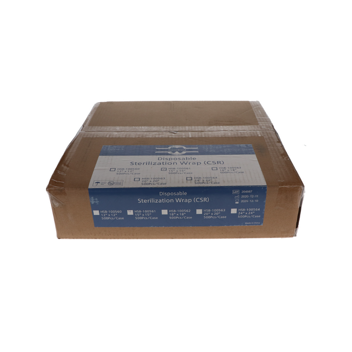 CSR Sterilization Wraps, 15 x 15 in, 500/Pk